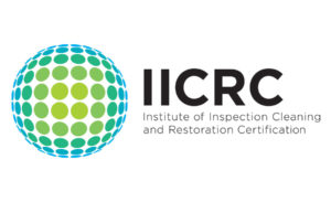 IICRC logo with dotted green-blue globe